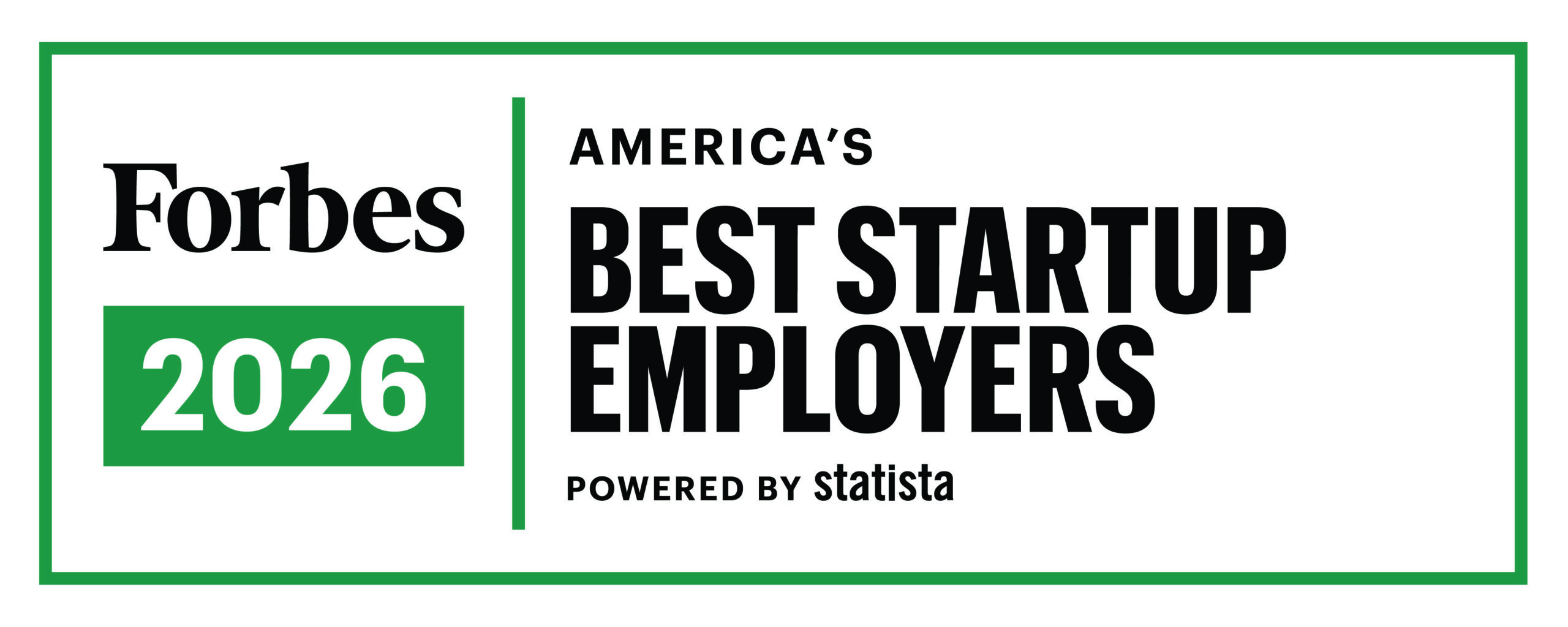 Forbes America's Best Startup Employers 2026