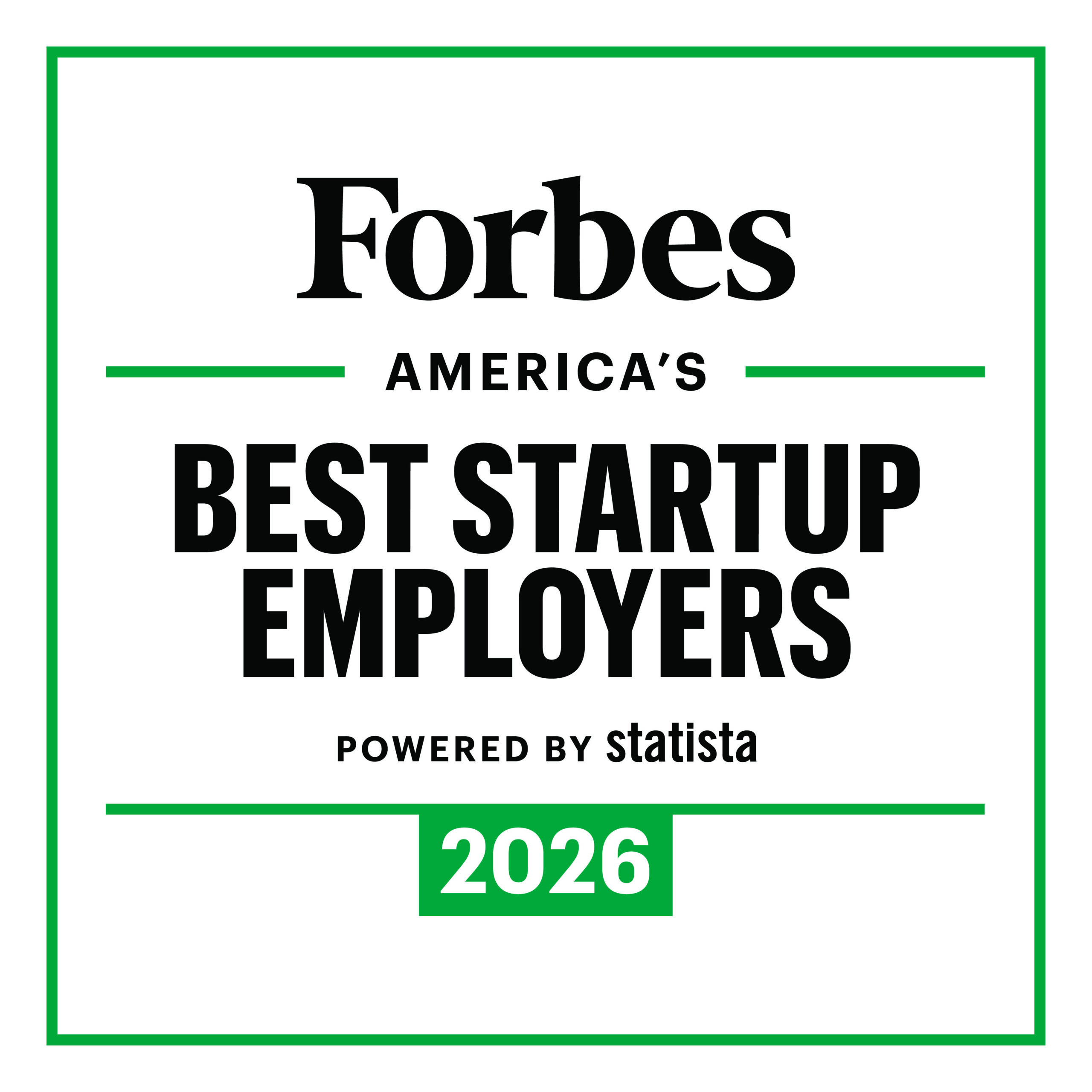 Forbes America's Best Startup Employers 2026